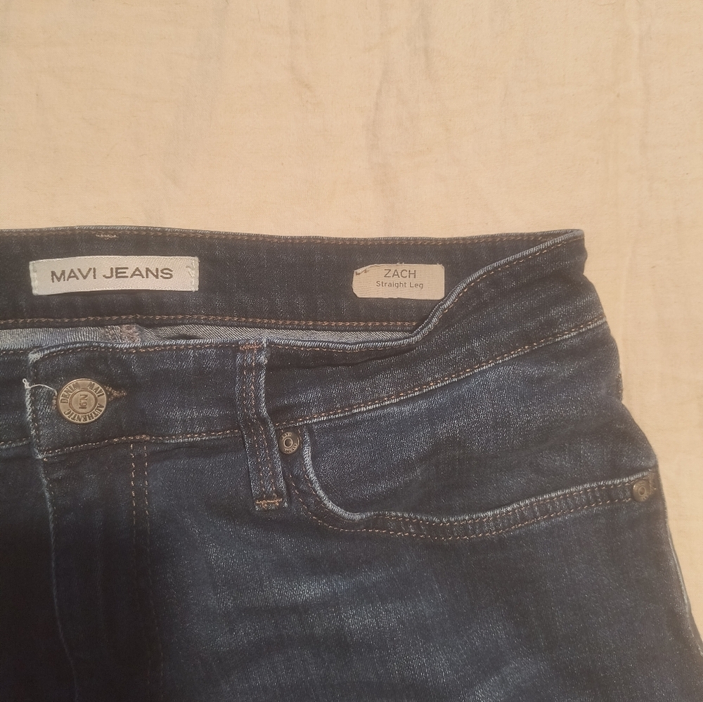 Mavi mens Zach straight jean